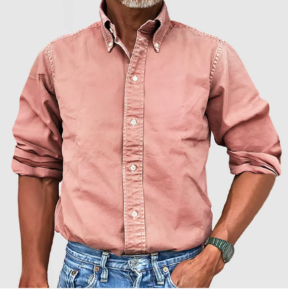 Camicia da uomo a maniche lunghe Sleek