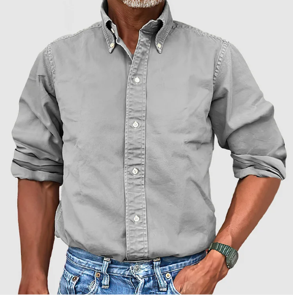 Camicia da uomo a maniche lunghe Sleek