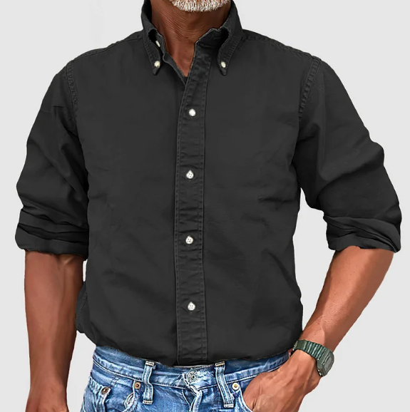 Camicia da uomo a maniche lunghe Sleek