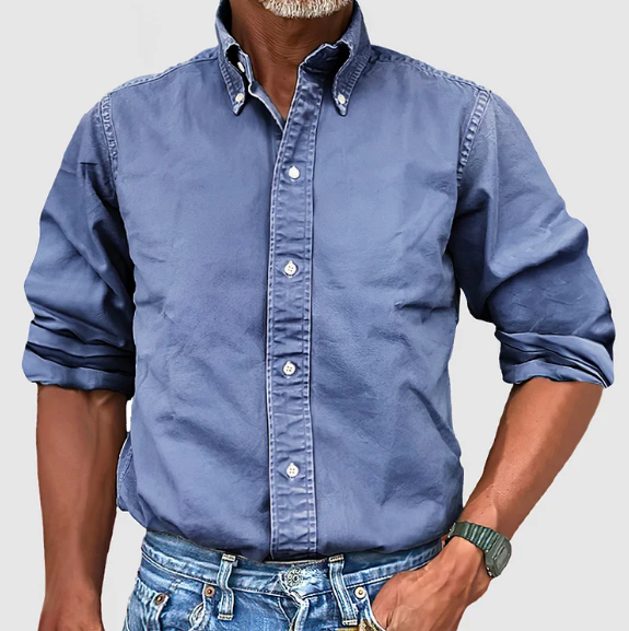 Camicia da uomo a maniche lunghe Sleek